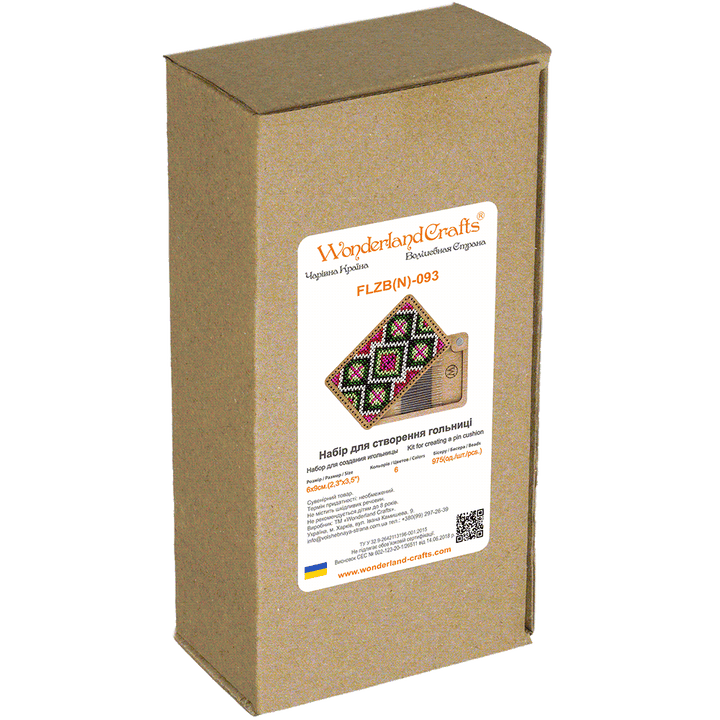 Bead Embroidery Kit for creating a needle box FLZB(N)-093