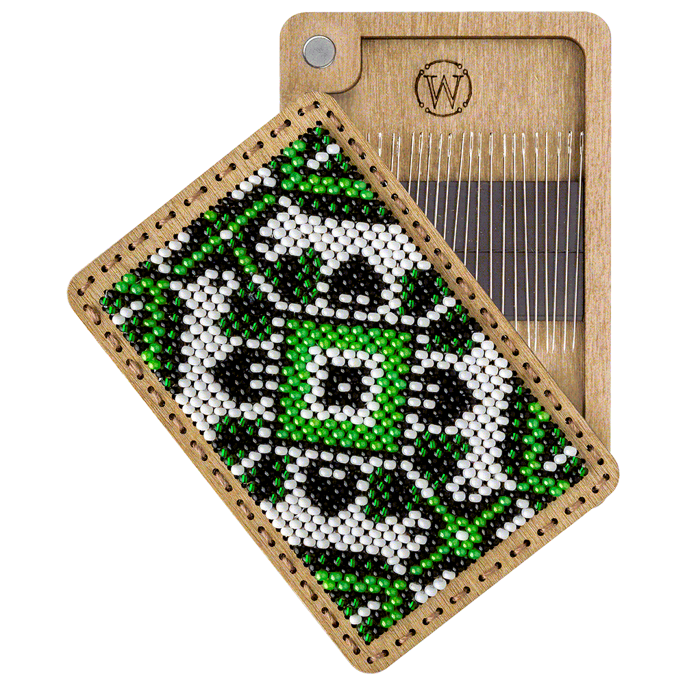 Bead Embroidery Kit for creating a needle box FLZB(N)-094