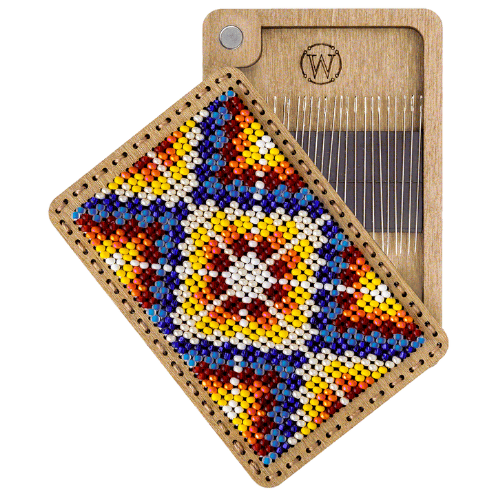 Bead Embroidery Kit for creating a needle box FLZB(N)-096