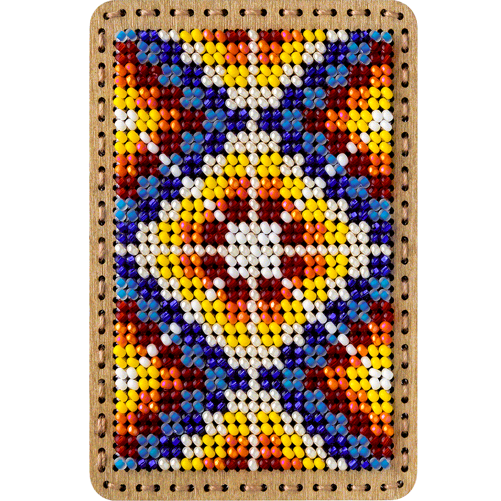 Bead Embroidery Kit for creating a needle box FLZB(N)-096