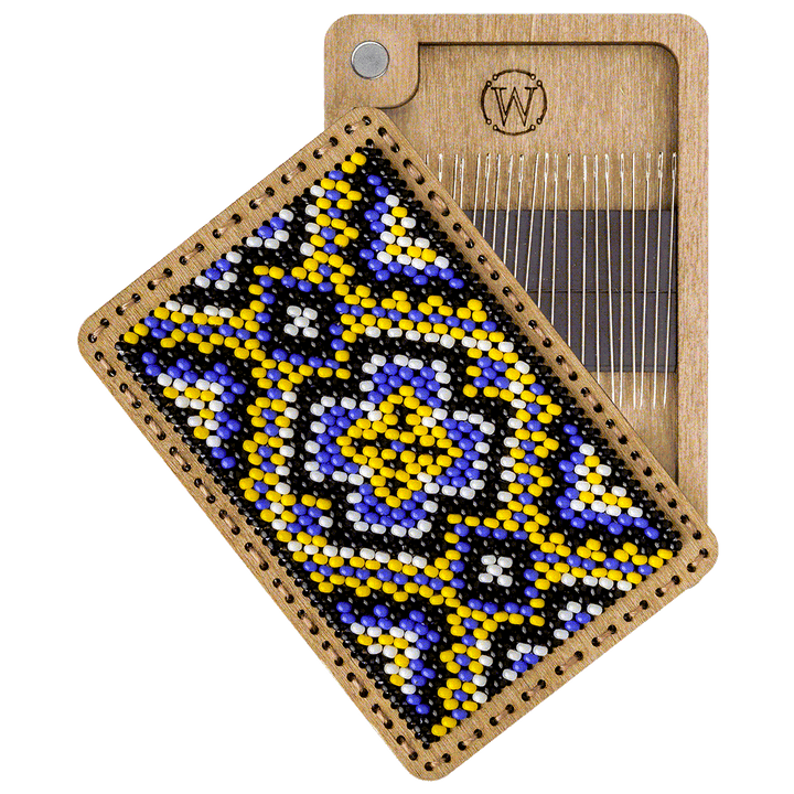 Bead Embroidery Kit for creating a pin cushion FLZB(N)-100