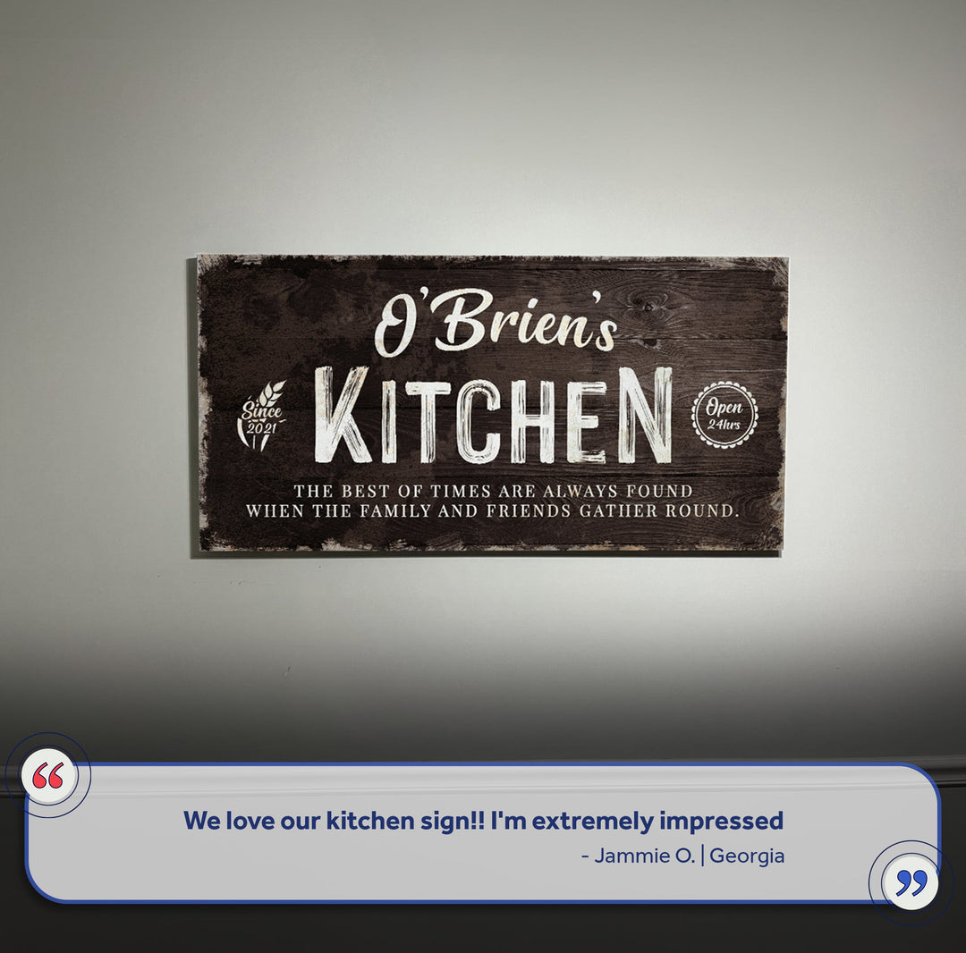 Family Kitchen Sign II