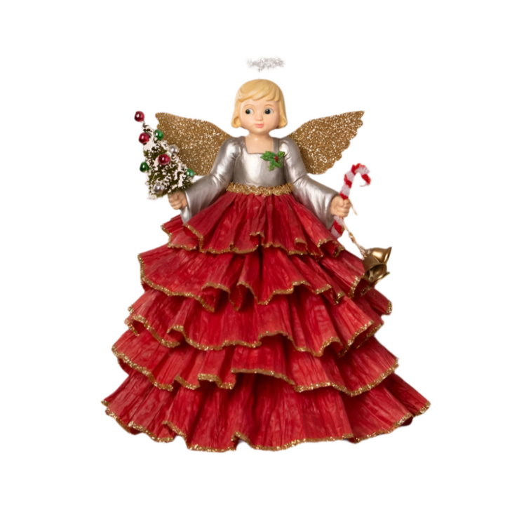 vintage angel tree topper bethany lowe