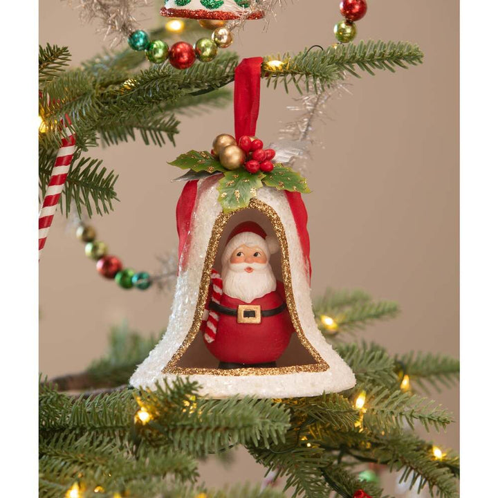 Kitschmas Santa in Bell by Bethany Lowe Designs 3