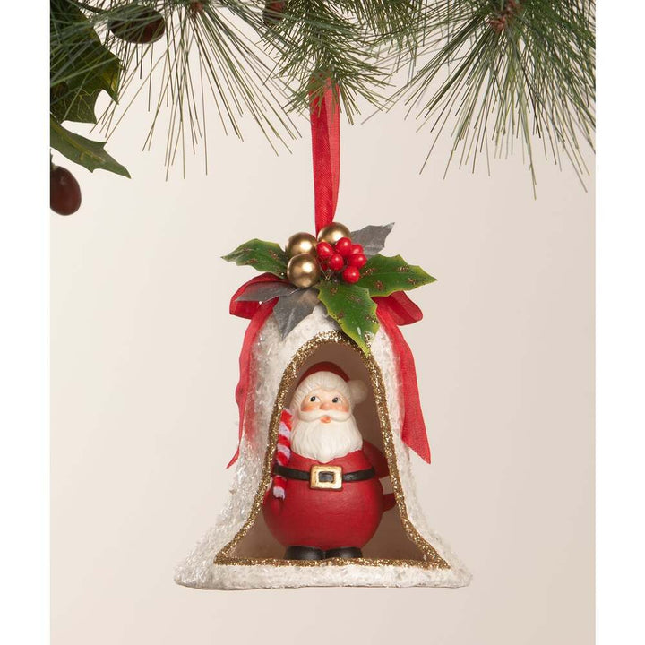 Kitschmas Santa in Bell by Bethany Lowe Designs