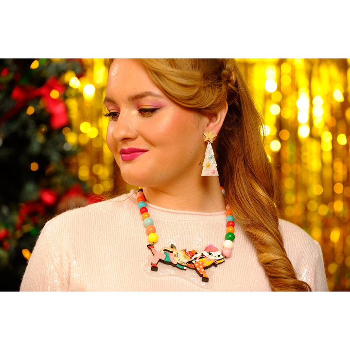 Kittens Kicking on Ice Necklace by Laliblue 3