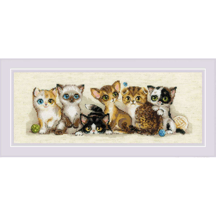 Kittens R2180 Counted Cross Stitch Kit