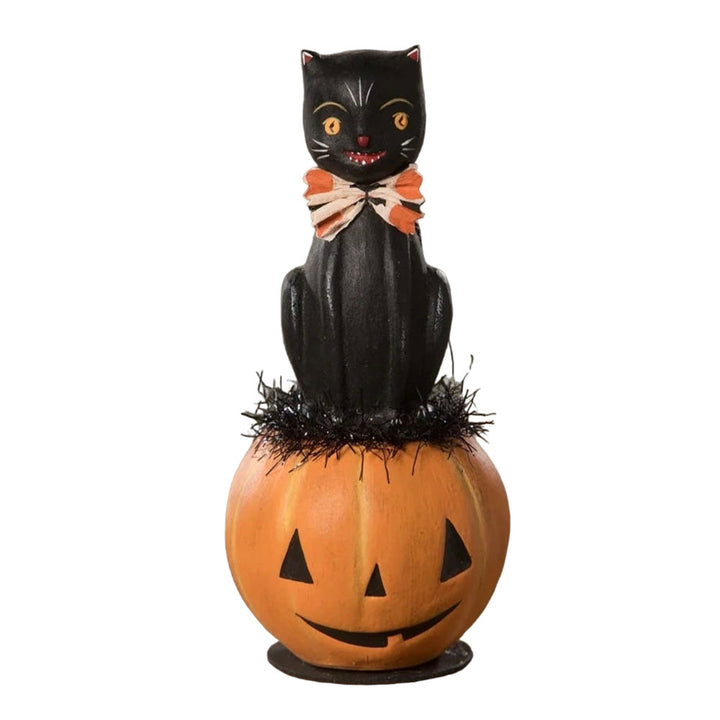 Kitty on Jack O'Lantern by Bethany Lowe Designs