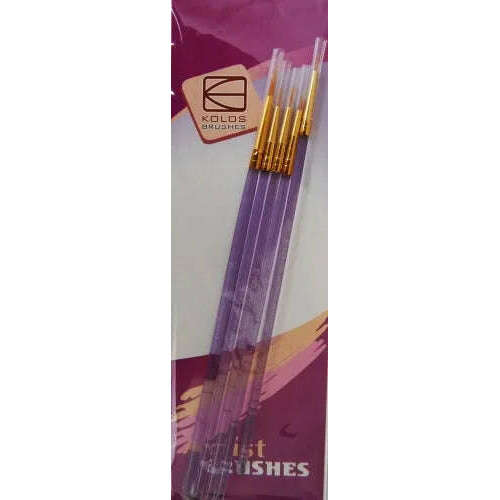 Kolos Set of paint brushes 7011. Synthetic Round. 5pc.