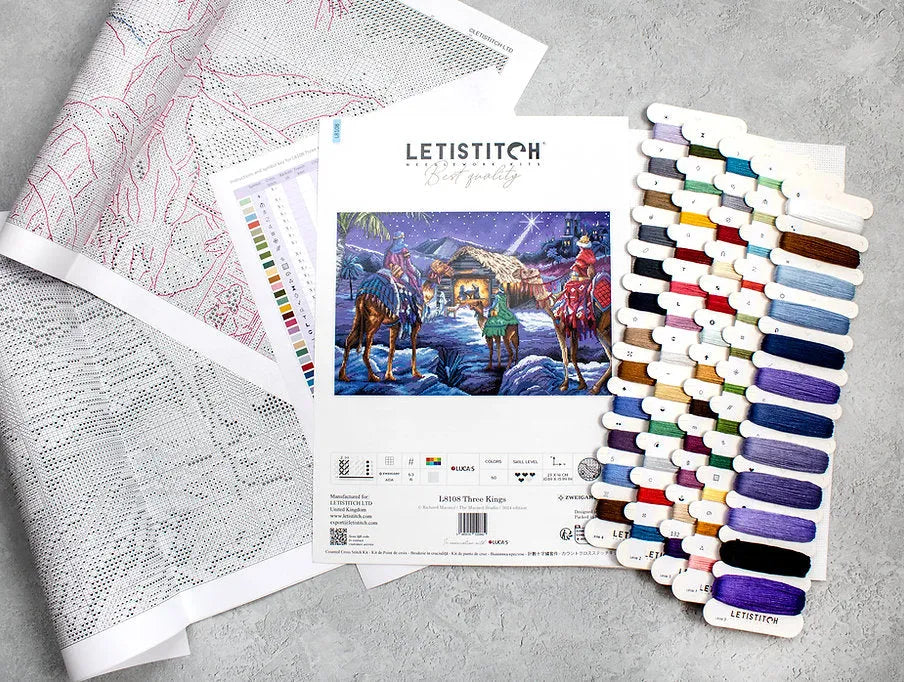 Three Kings L8108 Counted Cross Stitch Kit