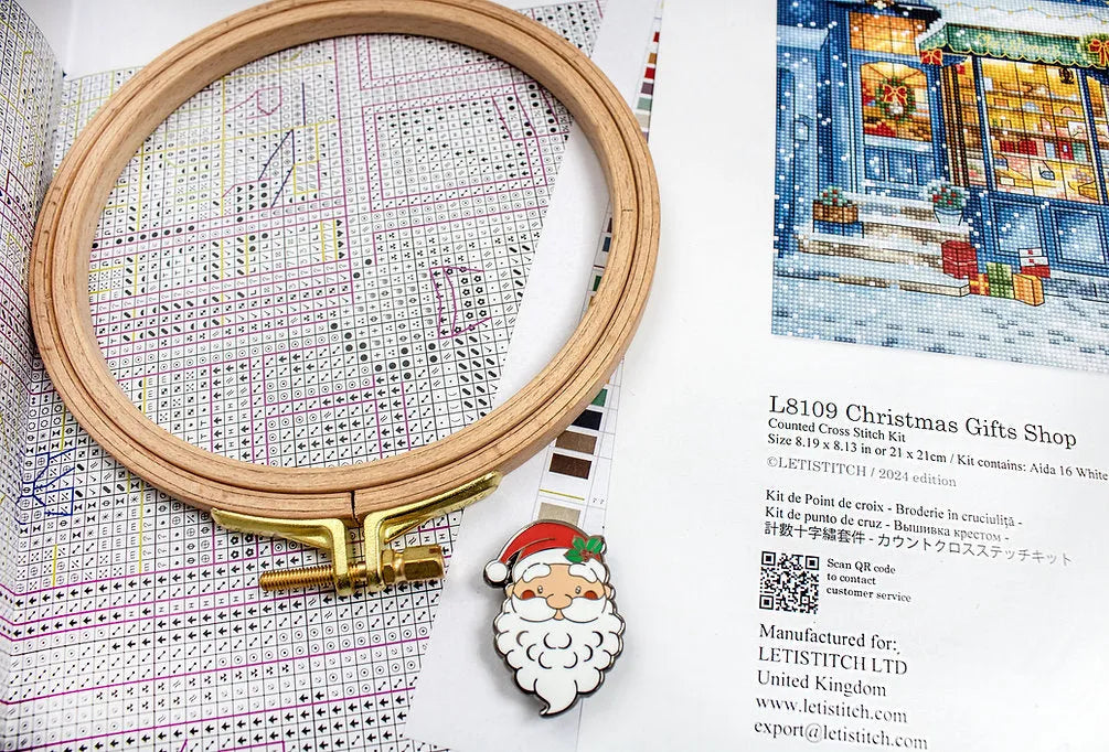 Christmas Gifts Shop L8109 Counted Cross Stitch Kit