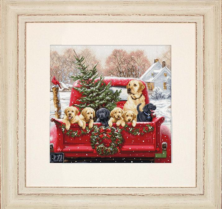 Labs Truck BU5009L Counted Cross-Stitch Kit