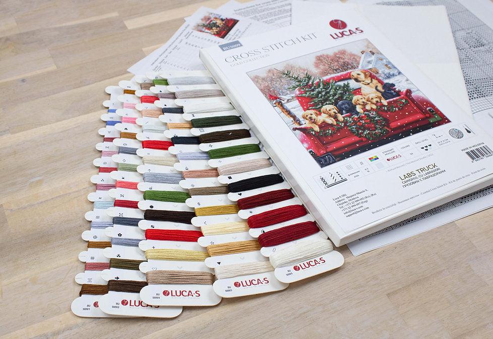 Labs Truck BU5009L Counted Cross-Stitch Kit