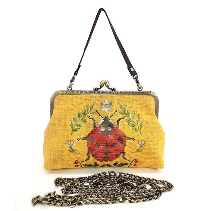 Lady bug Vintage Kisslock Bag