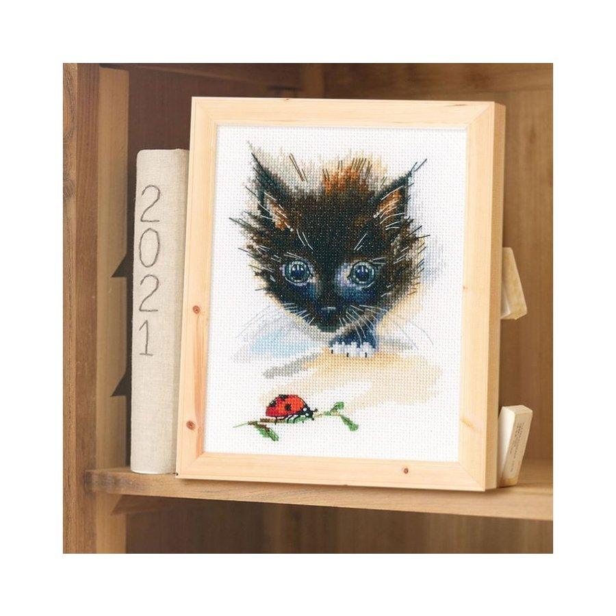 Ladybug and super-cat M826 Counted Cross Stitch Kit