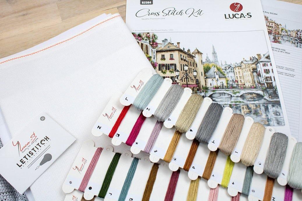 Lake Annecy B2384L Counted Cross-Stitch Kit