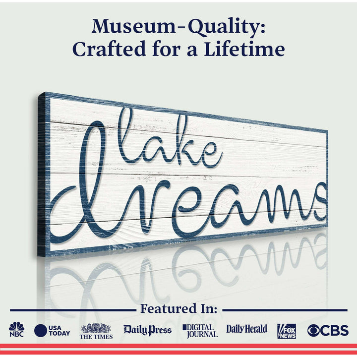 Lake Dreams Sign II