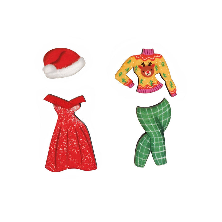 Christmas Holiday Outfit Brooches by Laliblue