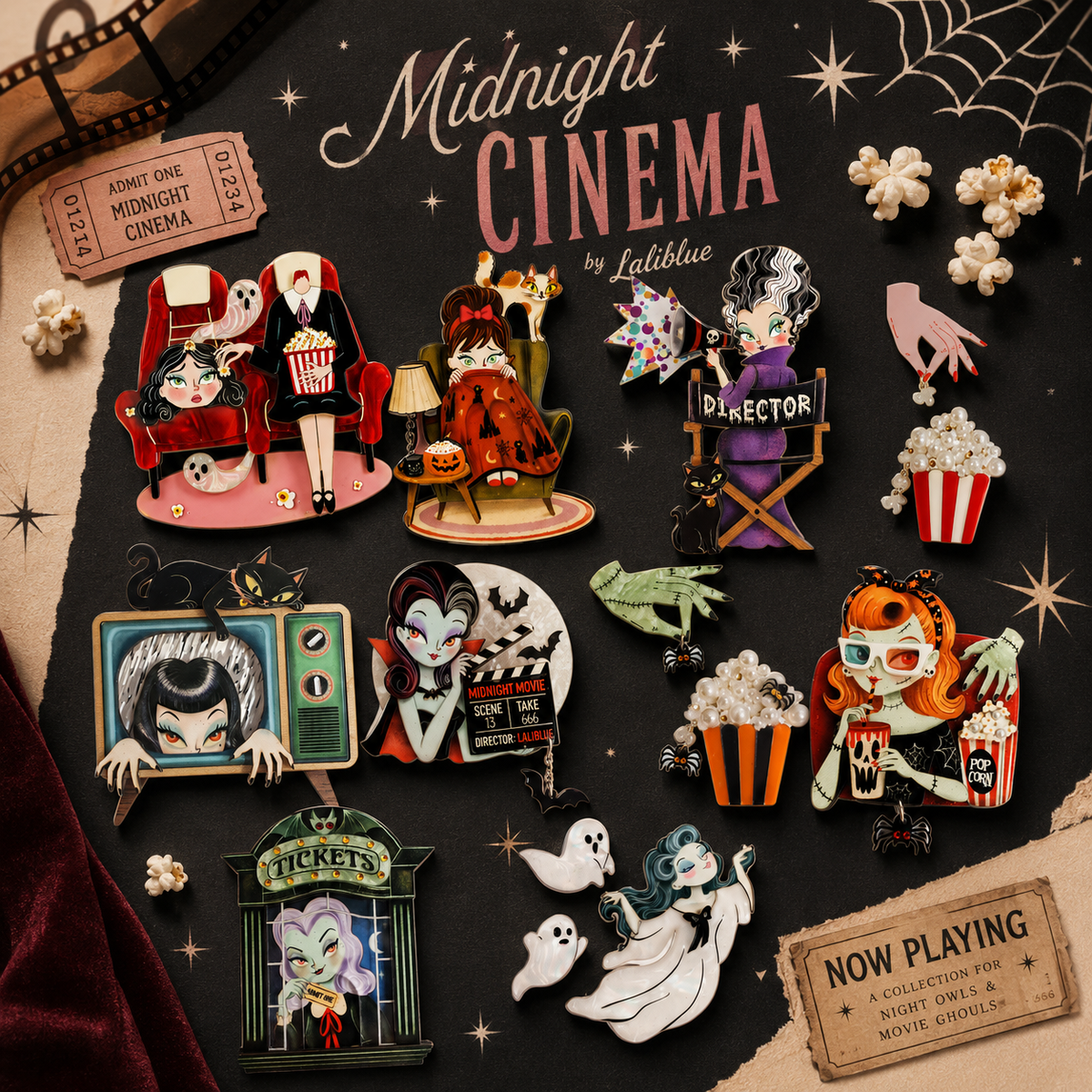 laliblue midnight cinema halloween collection