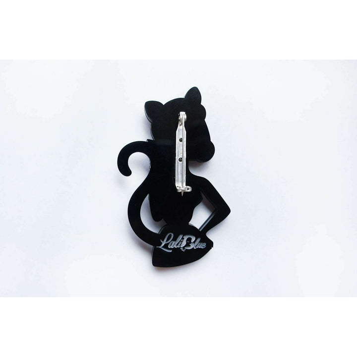 Cat Woman Brooch by Laliblue