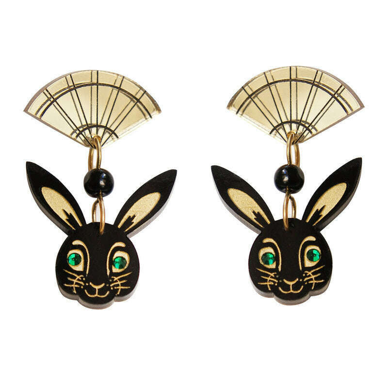 Chinese Year of the Rabbit Earrings by Laliblue