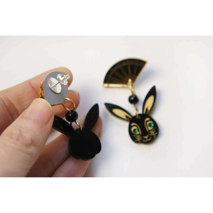 Chinese Year of the Rabbit Earrings by Laliblue