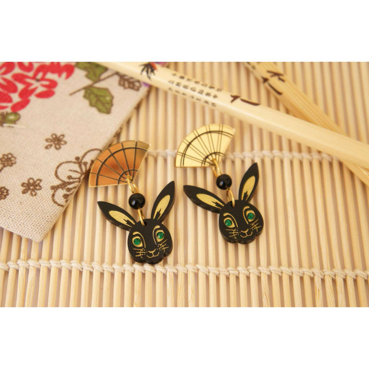 Chinese Year of the Rabbit Earrings by Laliblue