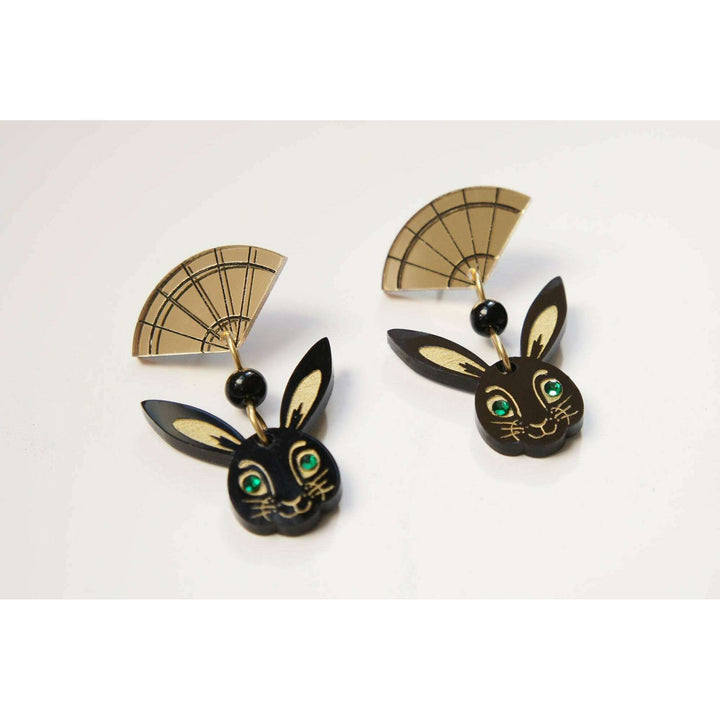 Chinese Year of the Rabbit Earrings by Laliblue