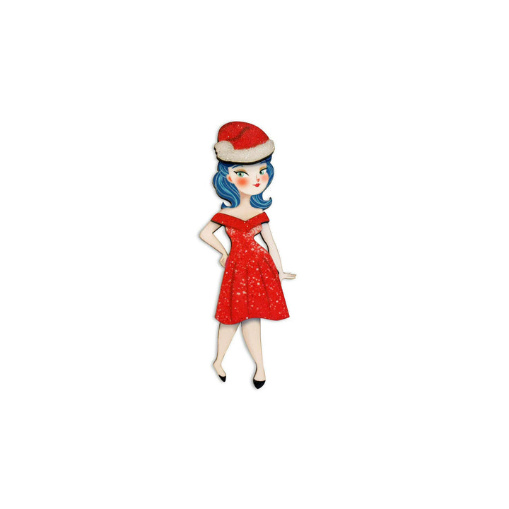 Christmas Market Brooch by Laliblue