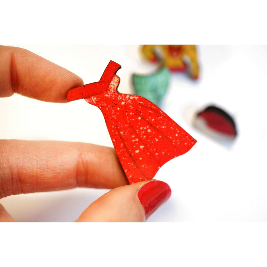 Christmas Market Brooch by Laliblue