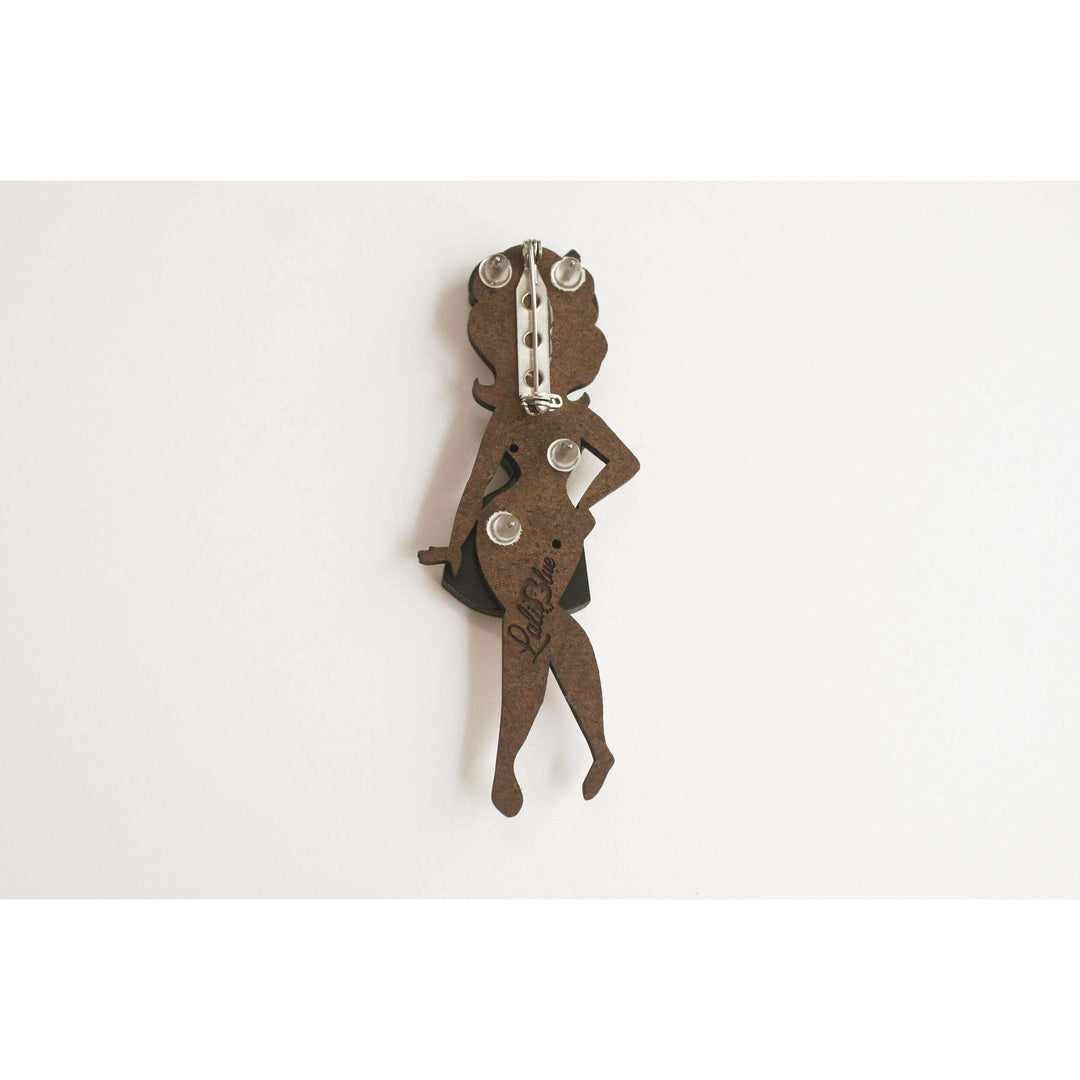 Christmas Market Brooch by Laliblue
