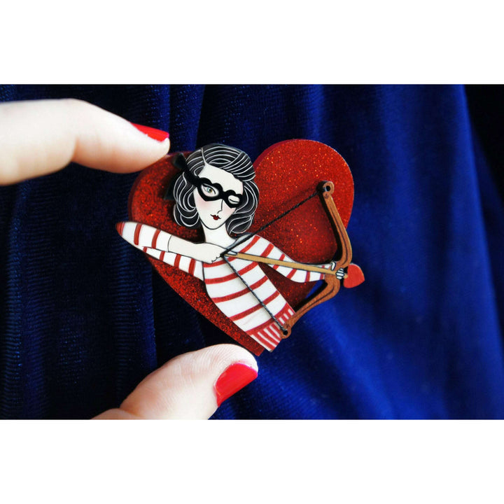 Cupid Girl Brooch