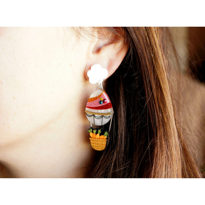 Fancy Easter Bunny Earrings