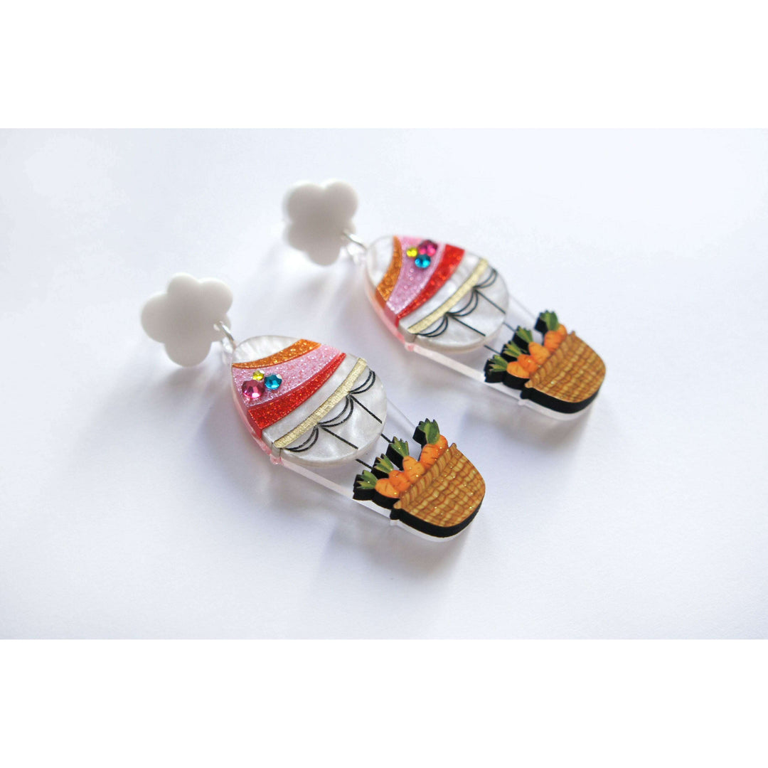 Fancy Easter Bunny Earrings