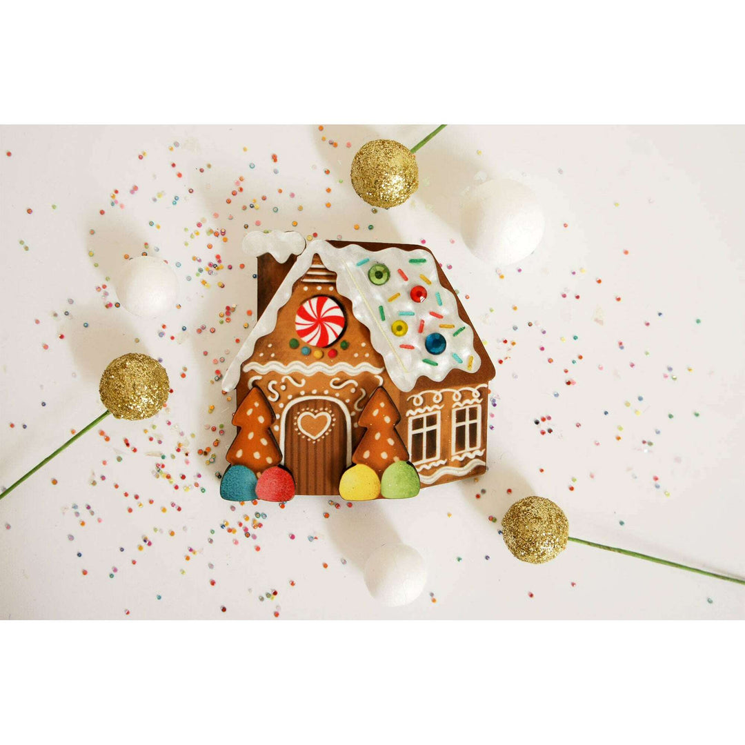 Gingerbread House Brooch by Laliblue