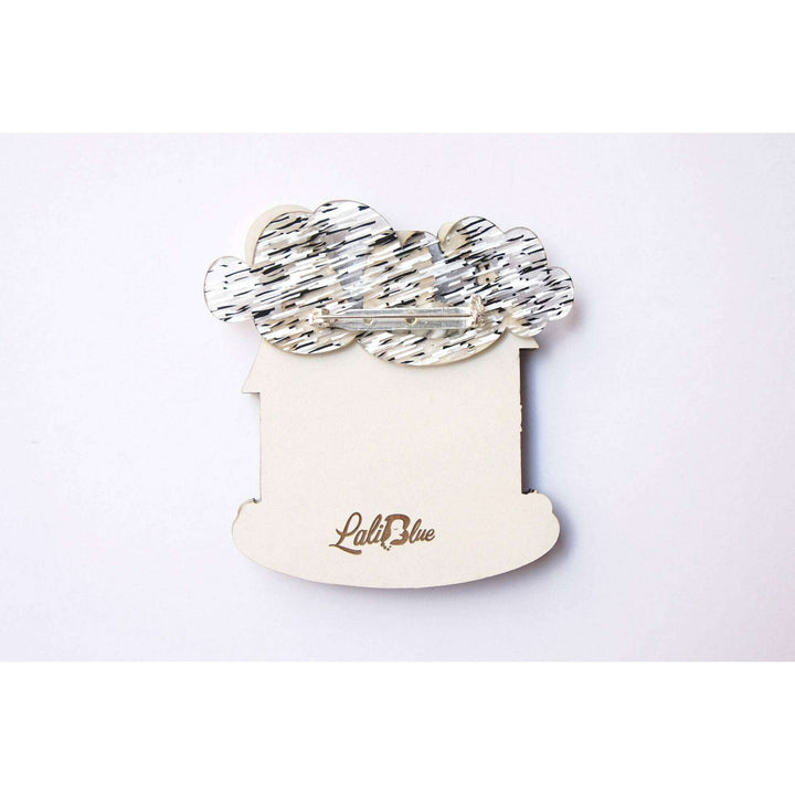 Halloween Party House Brooch