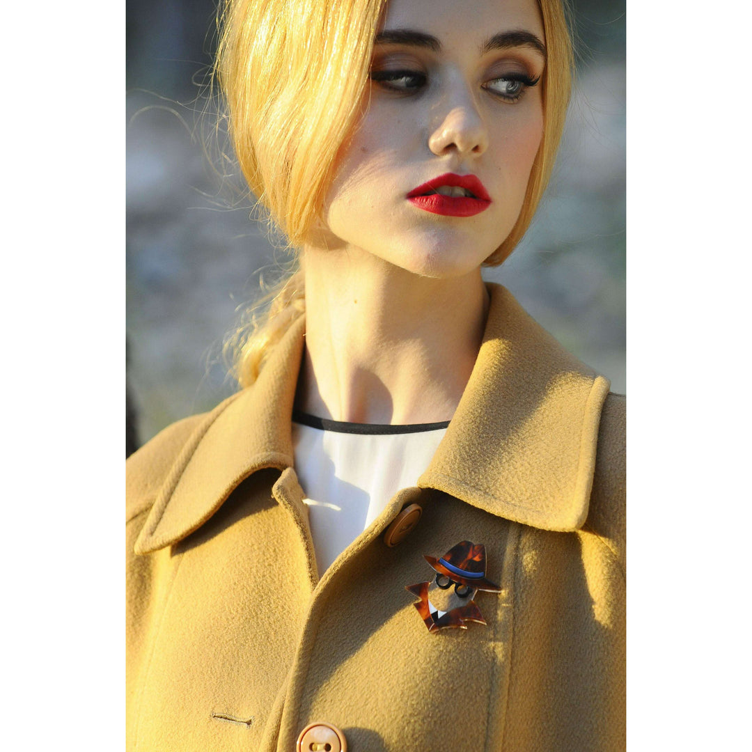 Invisible Man Brooch by Laliblue