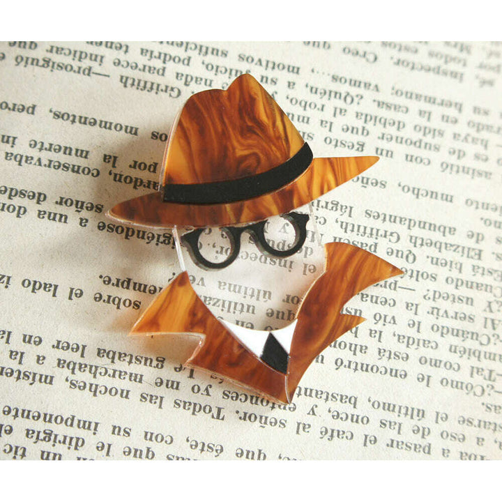 Invisible Man Brooch by Laliblue