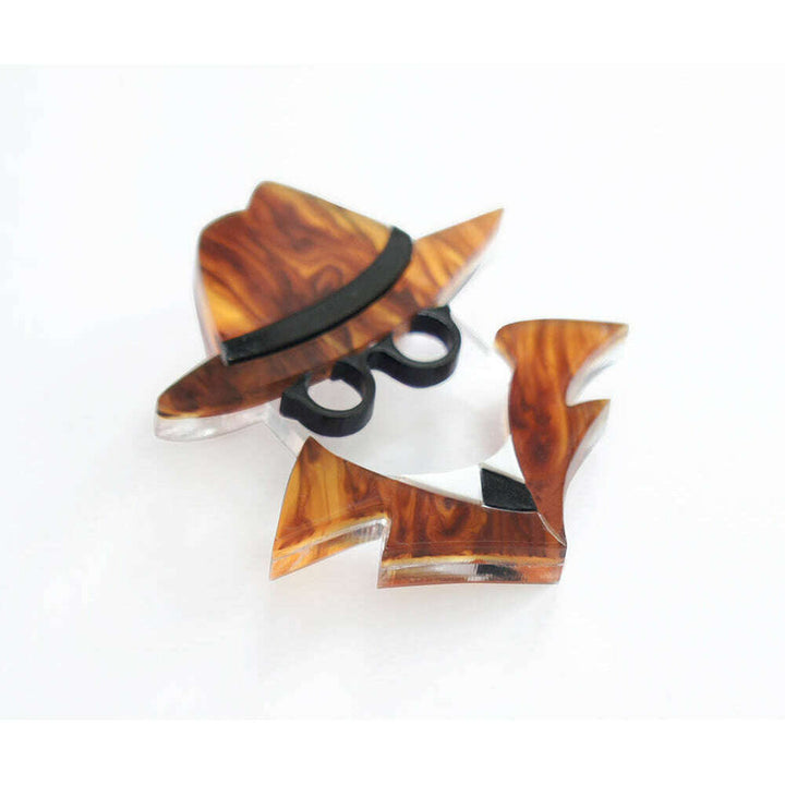 Invisible Man Brooch by Laliblue