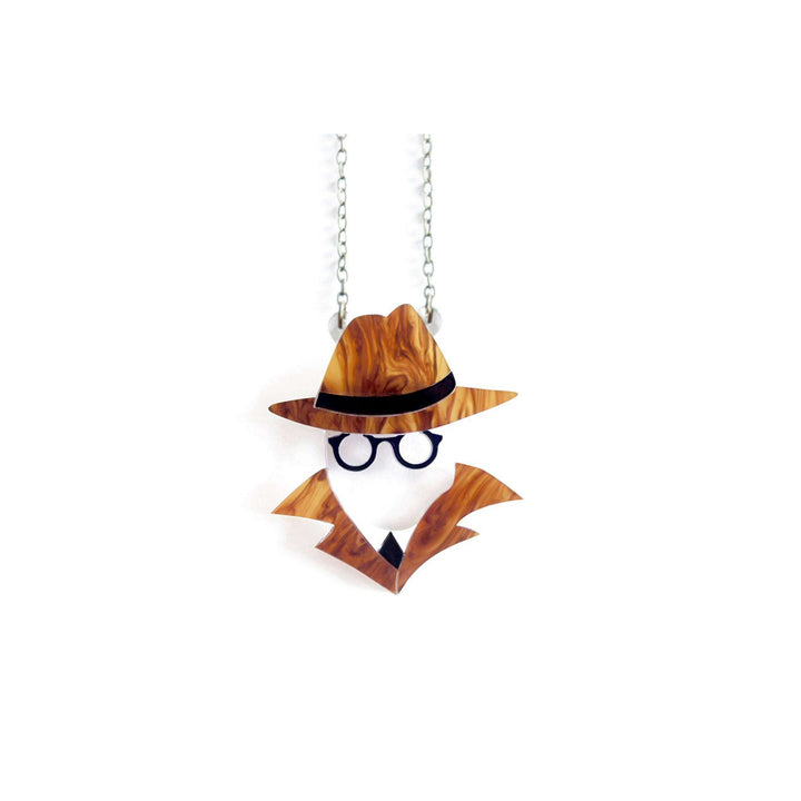 Invisible Man Brooch by Laliblue