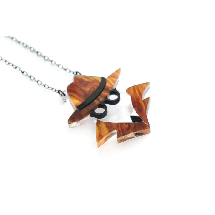 Invisible Man Brooch by Laliblue