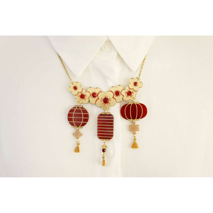 Lantern Party Necklace by Laliblue