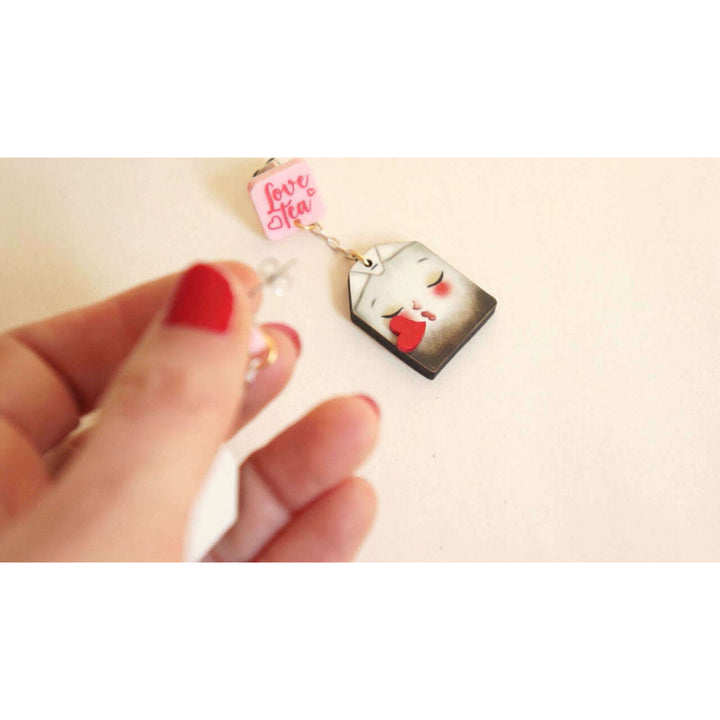 Love Letters Earrings by Laliblue - Rainbow