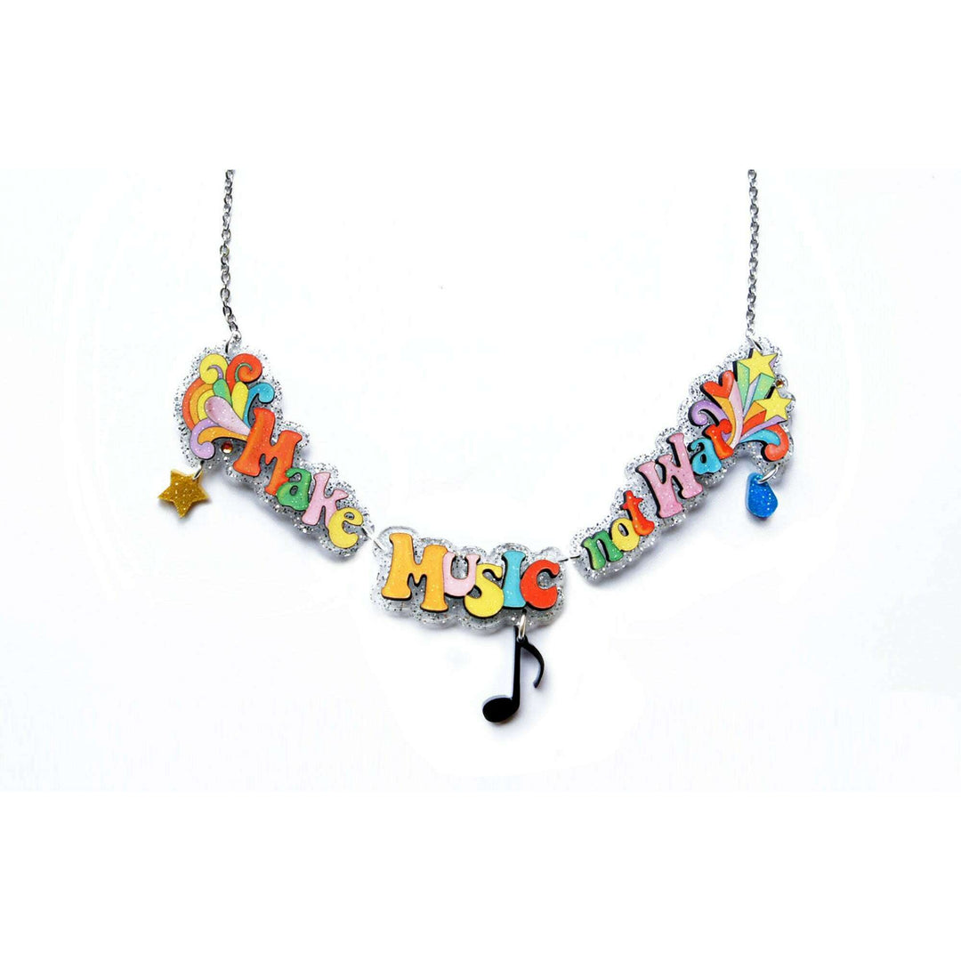 Make Art Not War Necklace