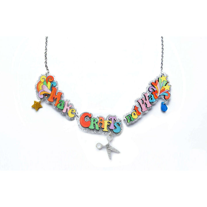Make Art Not War Necklace