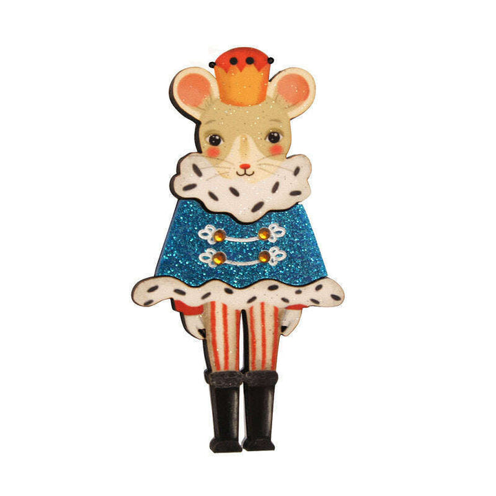 Nutcracker Mouse King Brooch by Laliblue