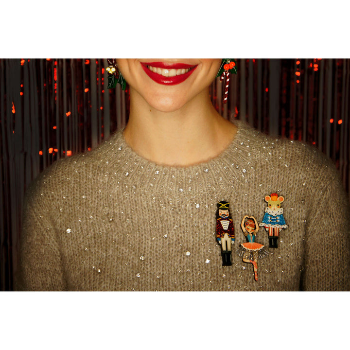 Nutcracker Mouse King Brooch by Laliblue