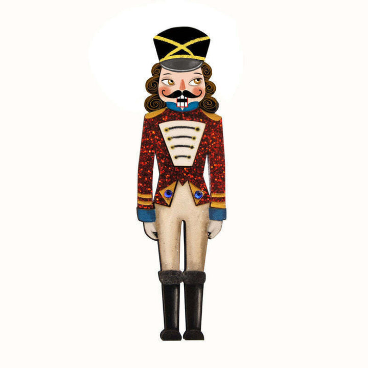 Nutcracker Soldier Brooch by Laliblue