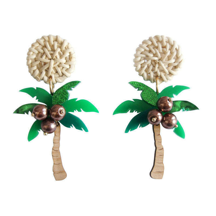 Palm Tree Earrings