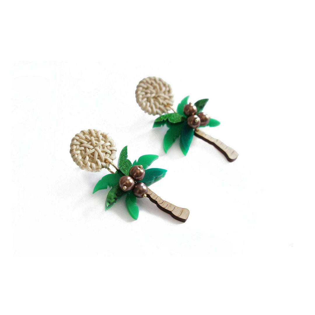 Palm Tree Earrings
